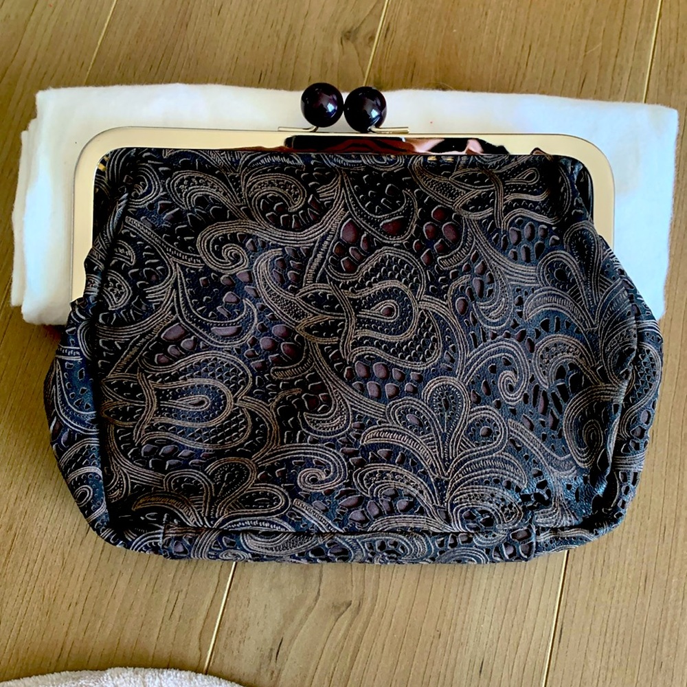 Leather clutch